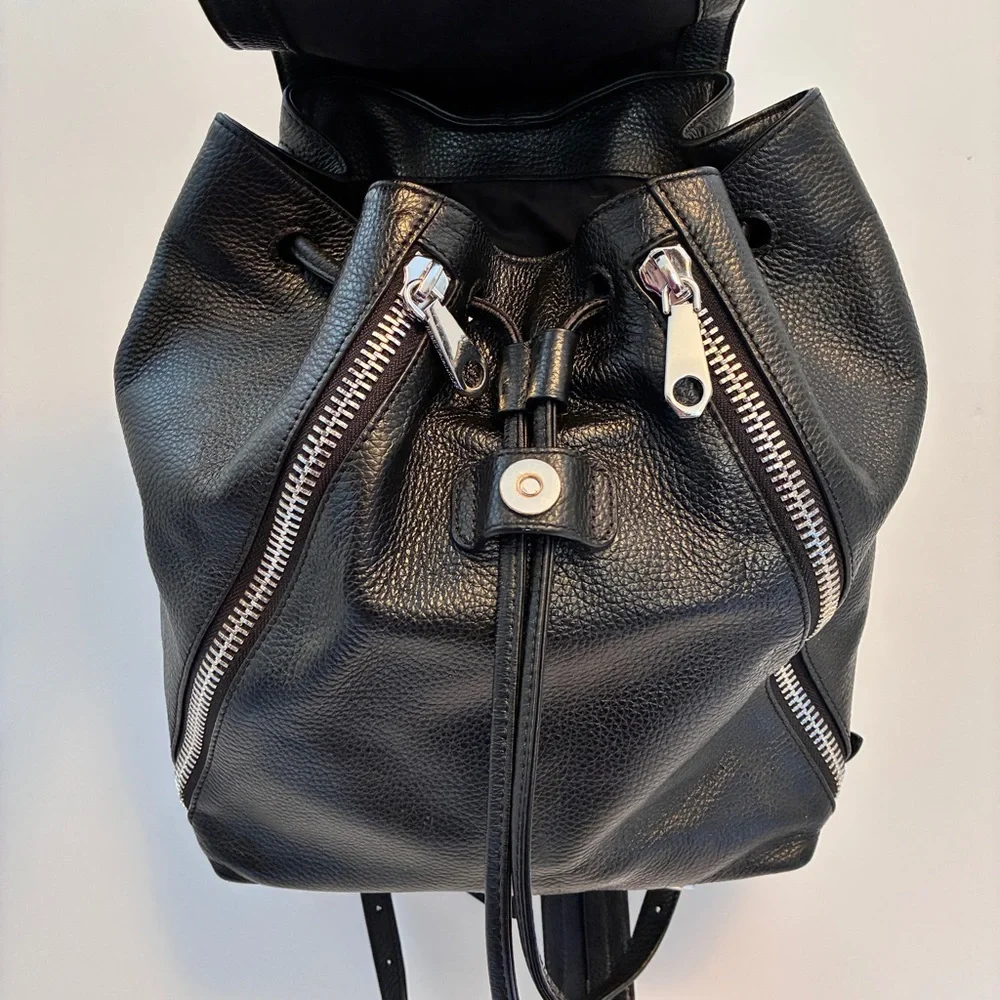 Rebecca Minkoff Bryn Backpack Pebbled Leather Black